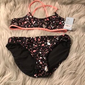 🩱Girls swimsuit with reversible bottom🩱